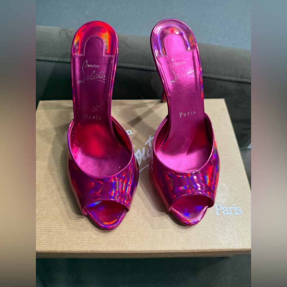 Christian Louboutin Iridescent Pink Heels